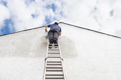 Peinture extérieure à Chamousset — façades et ravalement